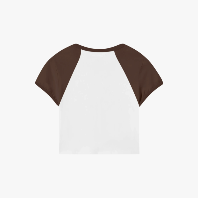 Mockup of the back of the Eye Contact Top by Dropout